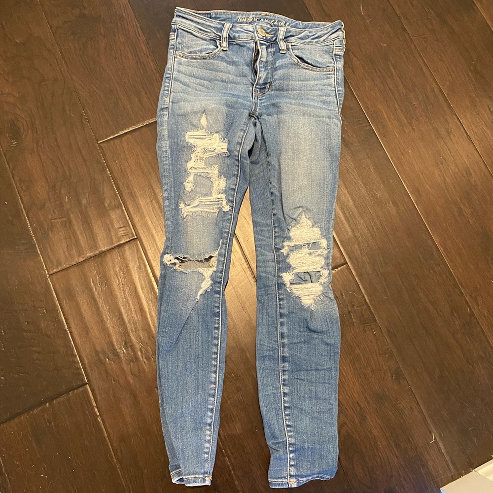 American Eagle Ne(x)t Level Stretch Jeans Size: 6 short